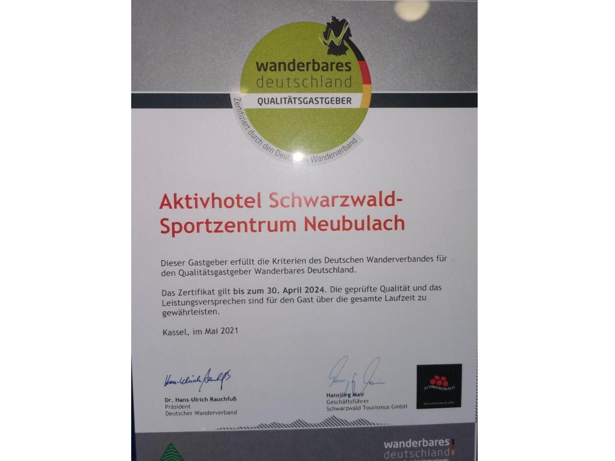 Schwarzwald Sportzentrum Neubulach 외부 사진